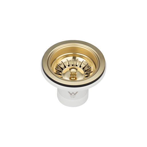 Sink Basket Waste 50mm - Brushed Brass