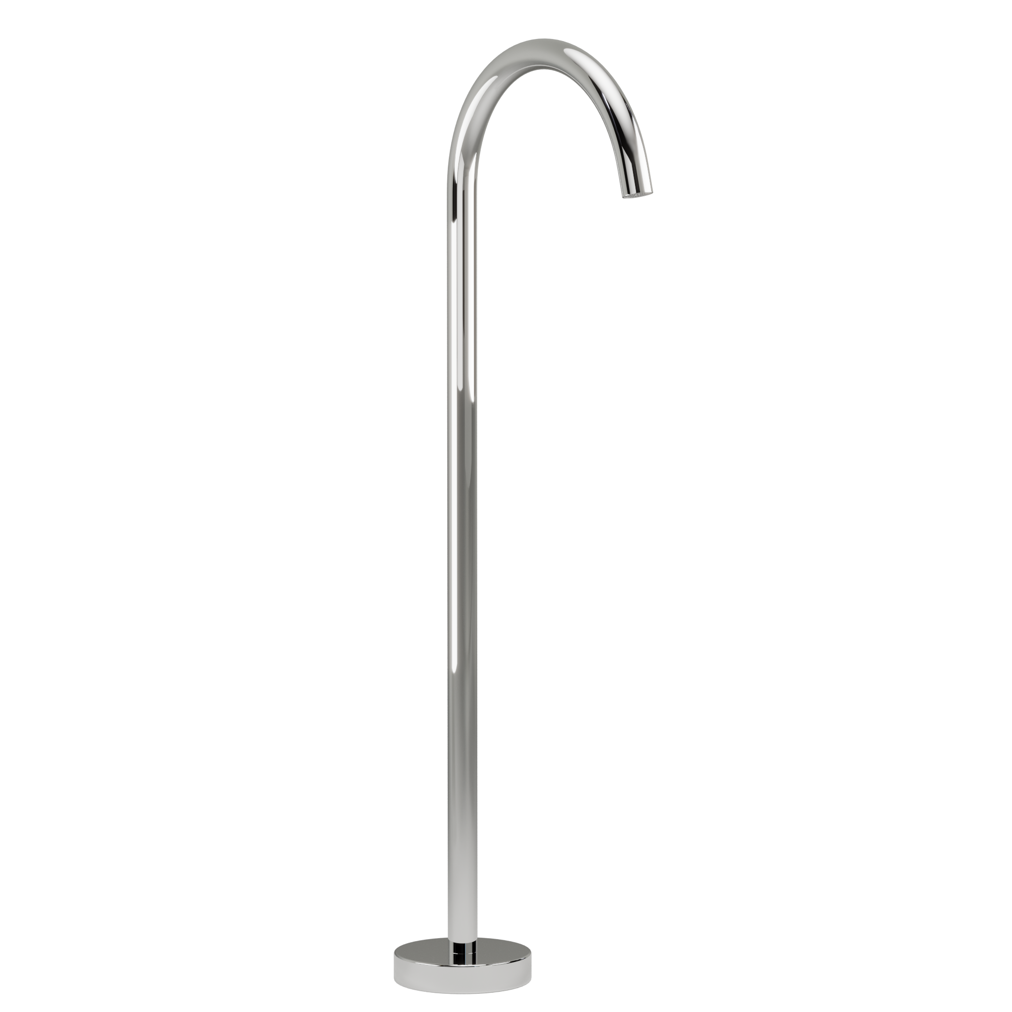 Floor Mounted Bath Filler - Chrome