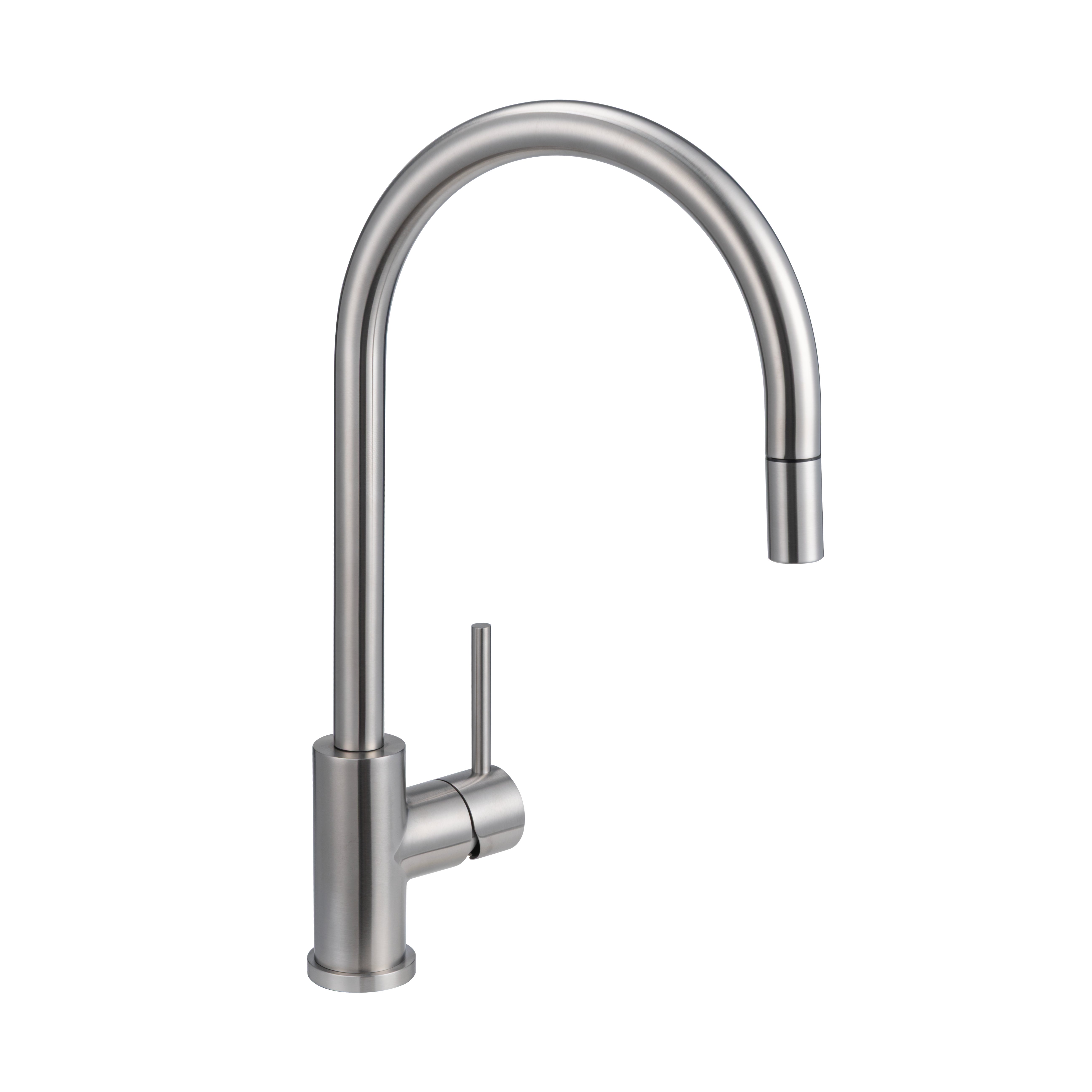 Elysian Commercial Pull-Out Kitchen Mixer - Stainless Steel