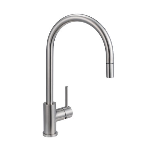 Elysian Commercial Pull-Out Kitchen Mixer - Stainless Steel