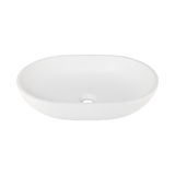 Atelis Oval Concrete Basin White 2