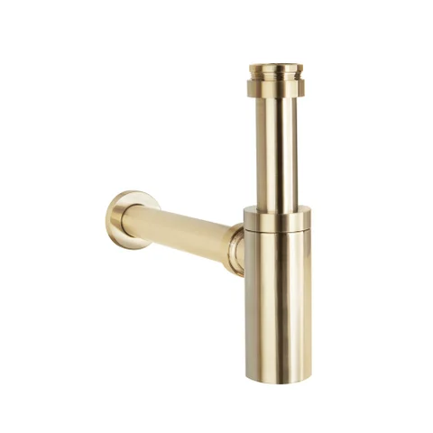 Marli Bottle Trap Round - Brushed Brass