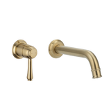 kingsley minimal mixer and spout Brass
