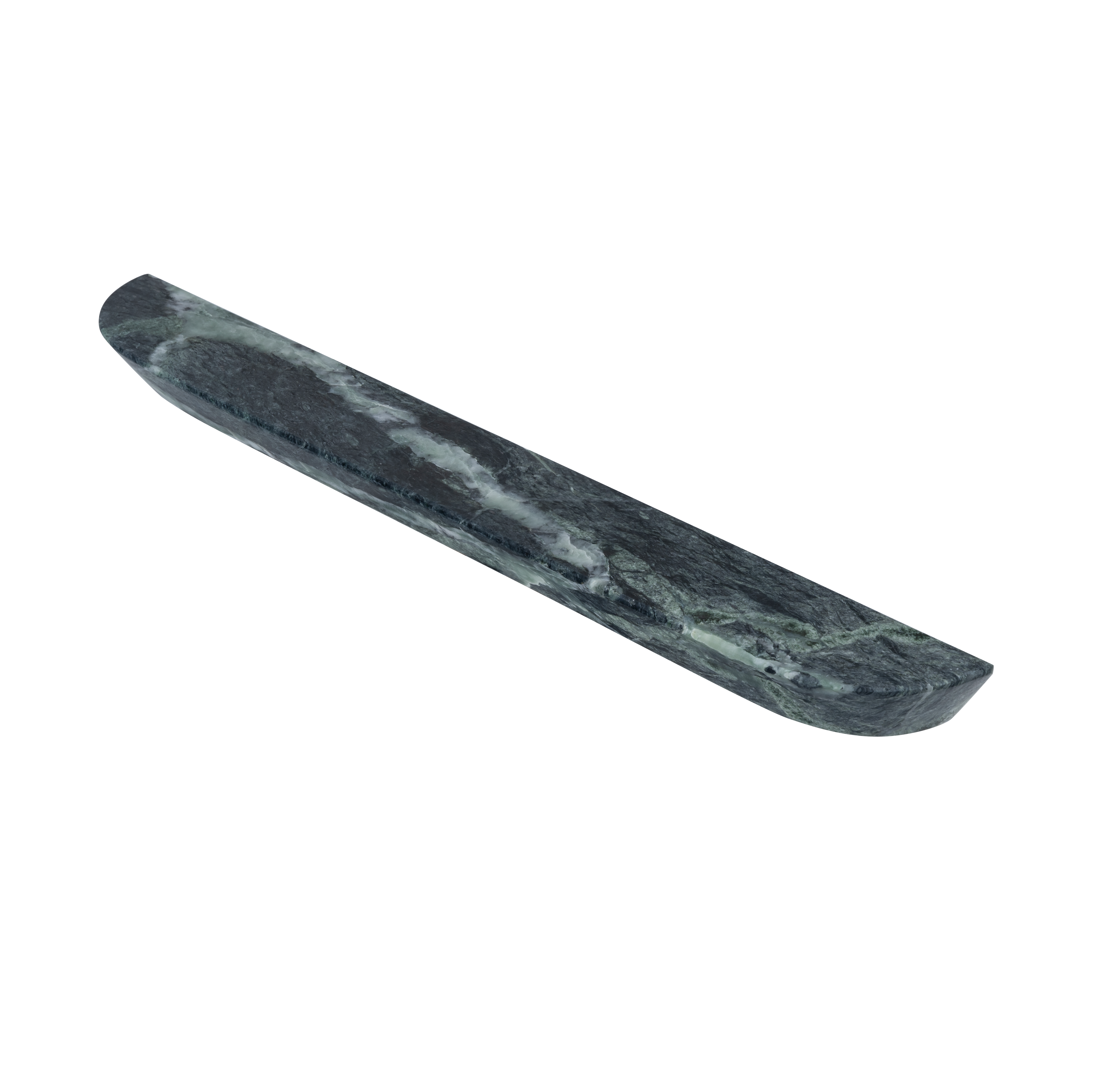 17589-Pedra-Curve-Cabinetry-Pull-320mm Side Verde-Alpi-Marble