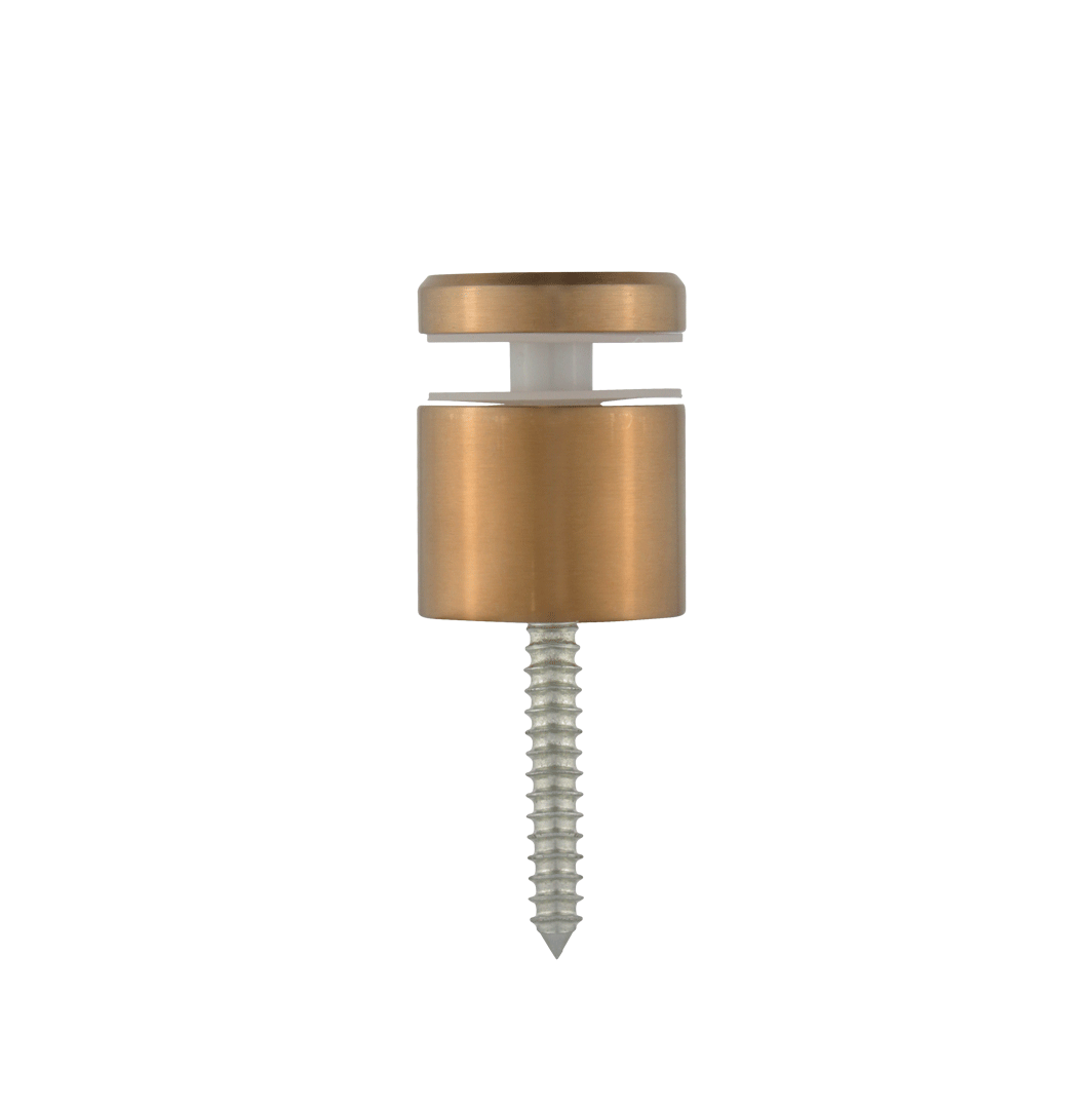 Kenley Glass Standoff - Brushed Copper - Feature