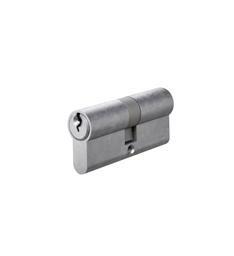 Eurocylinder K2K View01 Steel