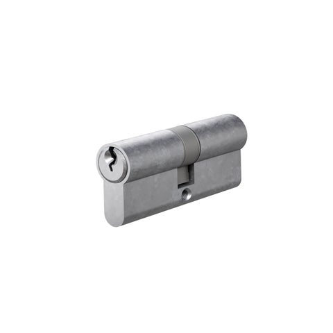 Euro Cylinder Double (Key/Key) 70mm - Antique Steel
