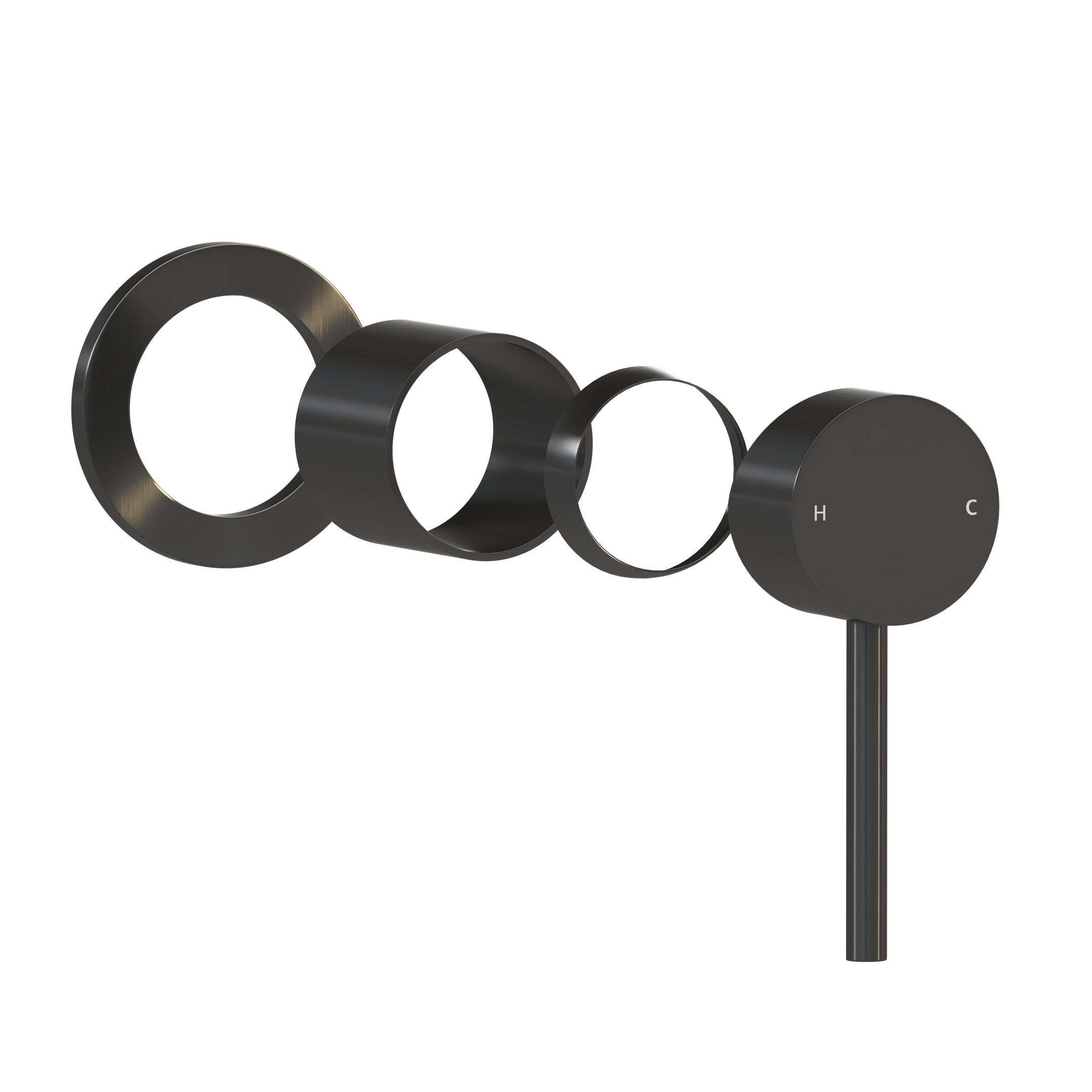 Sola Handle Kit Brushed Gunmetal