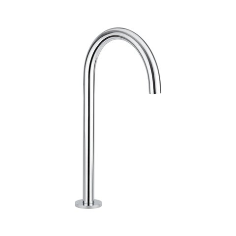 Gooseneck Bench Mounted Swivel Spout - Chrome