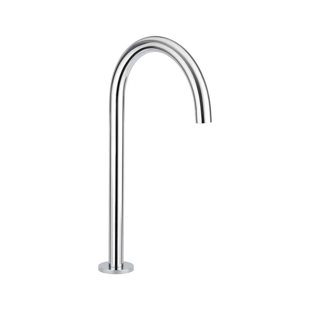 Gooseneck Bench Mounted Swivel Spout - Chrome