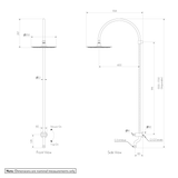 Sola Wall Mounted Outdoor Shower Gallery Spec