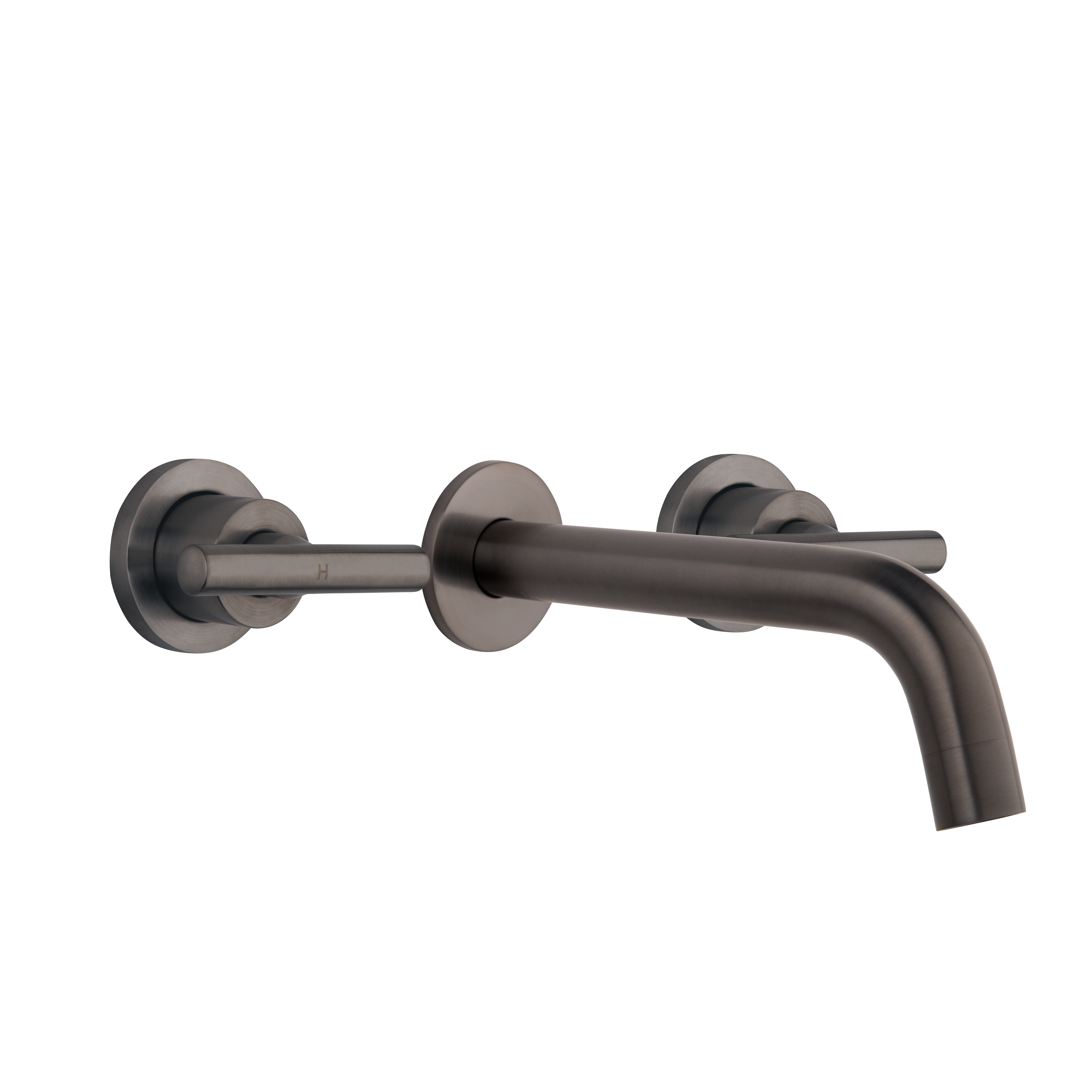 Barre Assembly Taps & Spout Set - Brushed Gunmetal