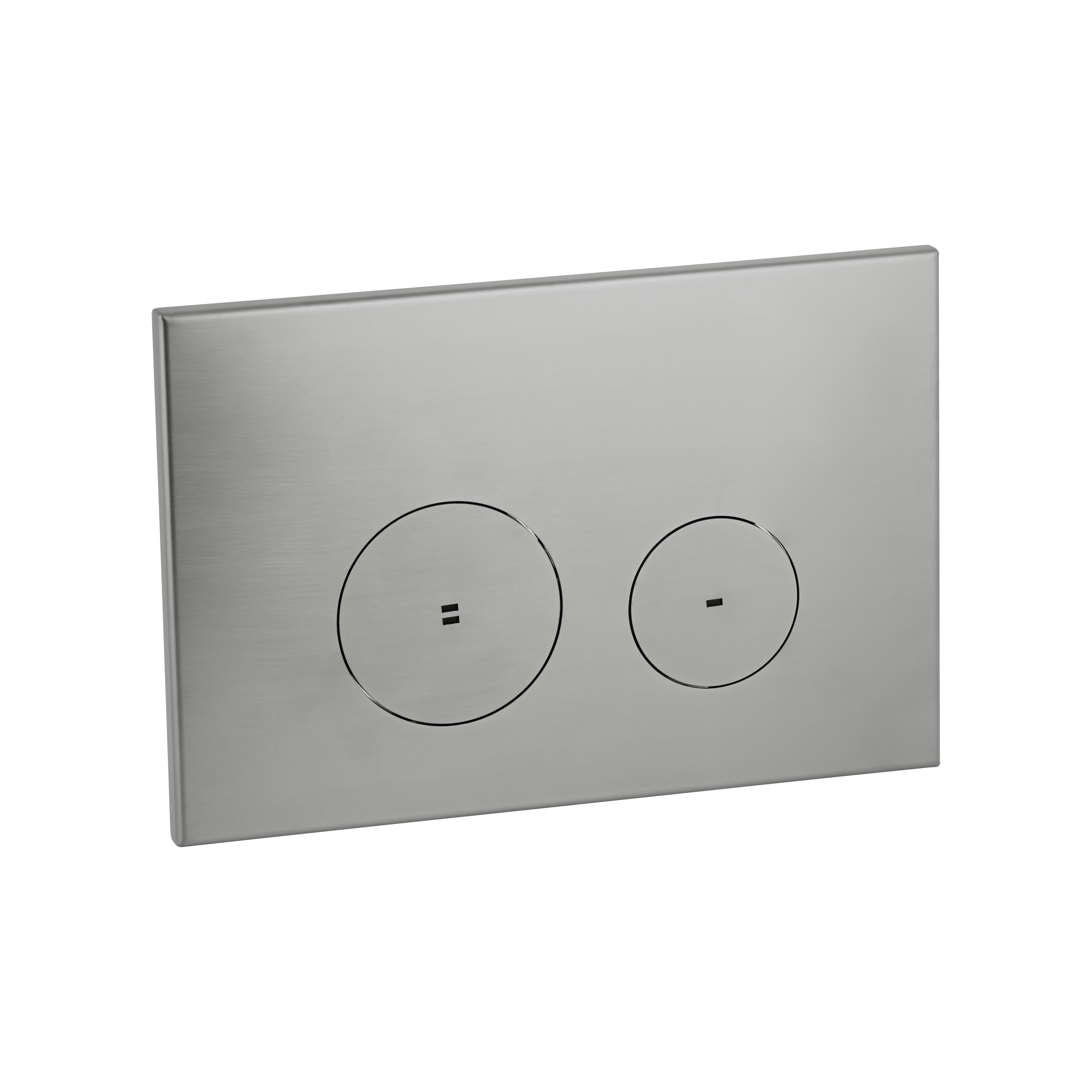 Zaaha Toilet Button & In-Wall Cistern - Stainless Steel