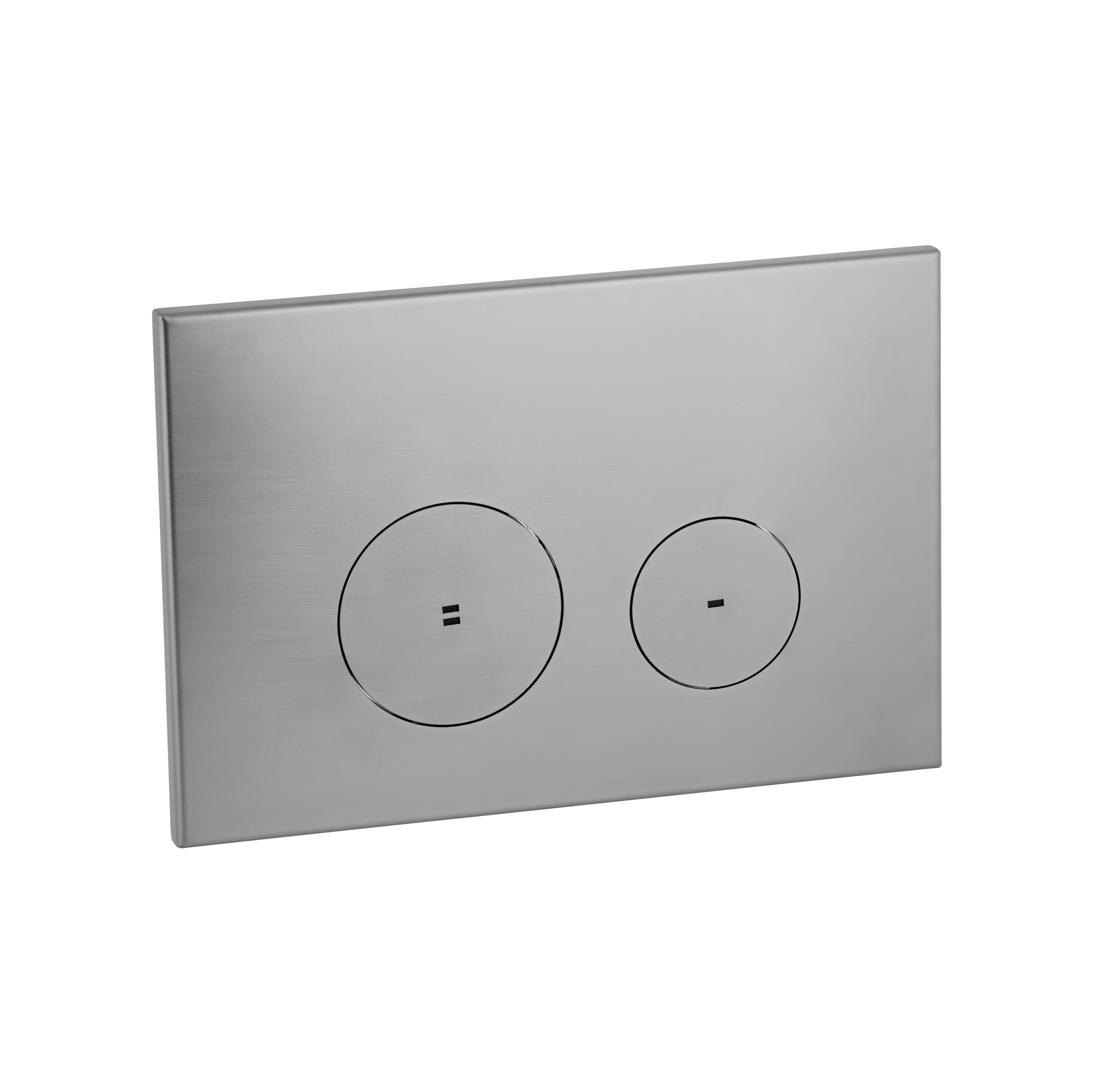 Zaaha-Toilet-Button-Round-Stainless Steel