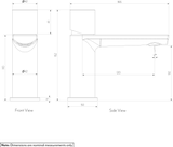 MILANI Basin Mixer SPEC-01