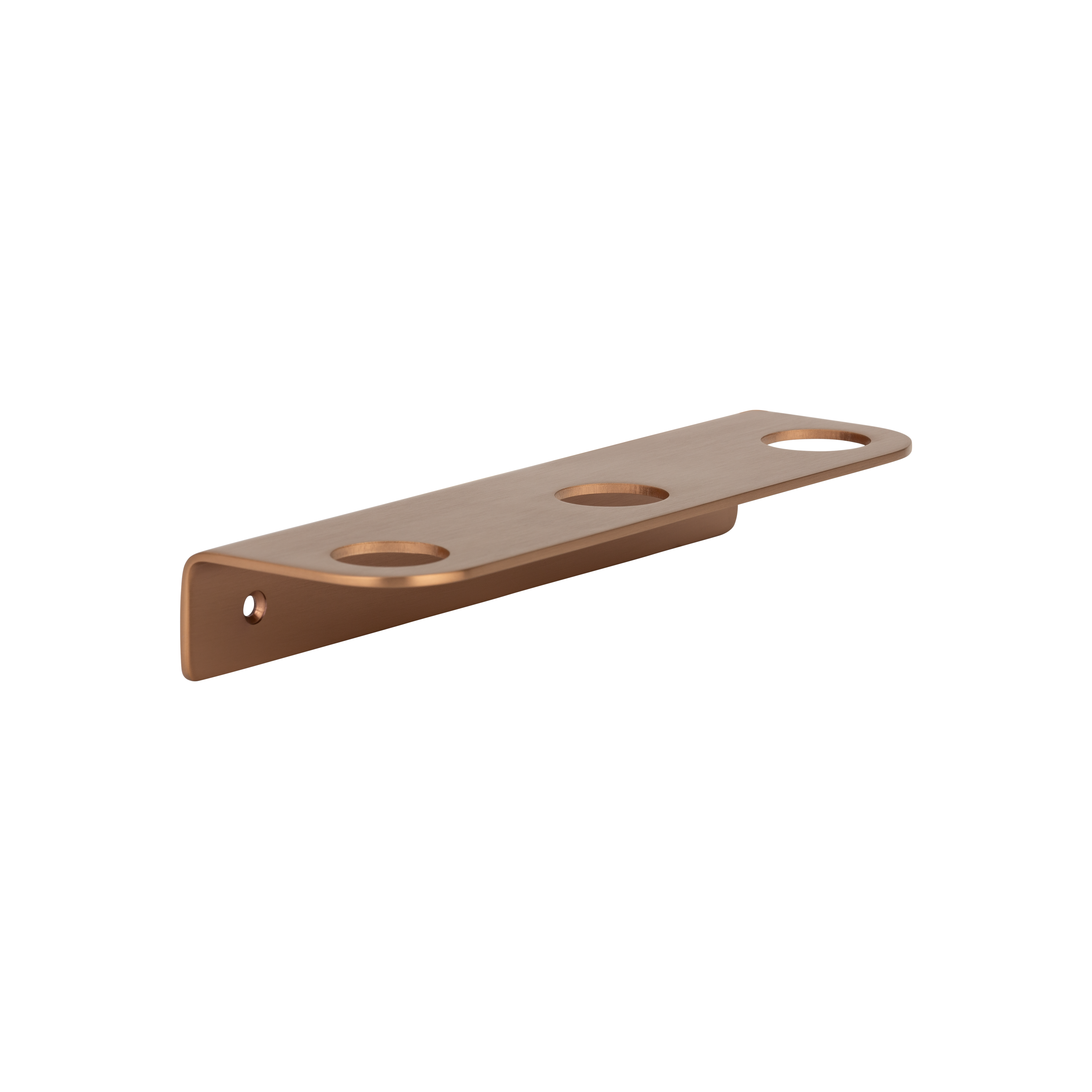 Lira Soap Bottle Holder - Triple - Brushed Copper