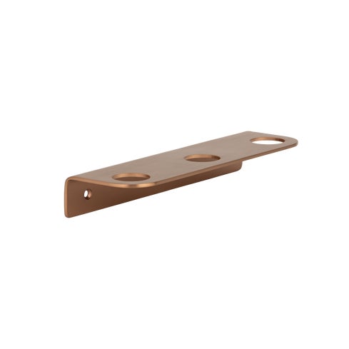 Lira Soap Bottle Holder - Triple - Brushed Copper