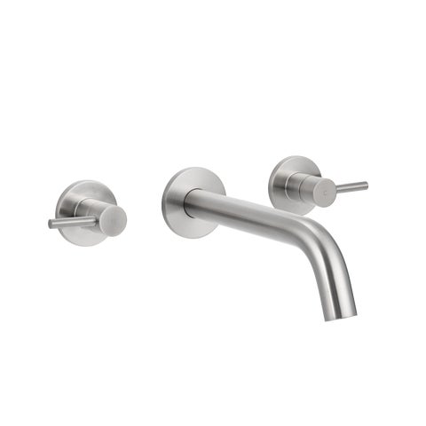 Elysian Assembly Taps & Spout Set - Brushed Nickel