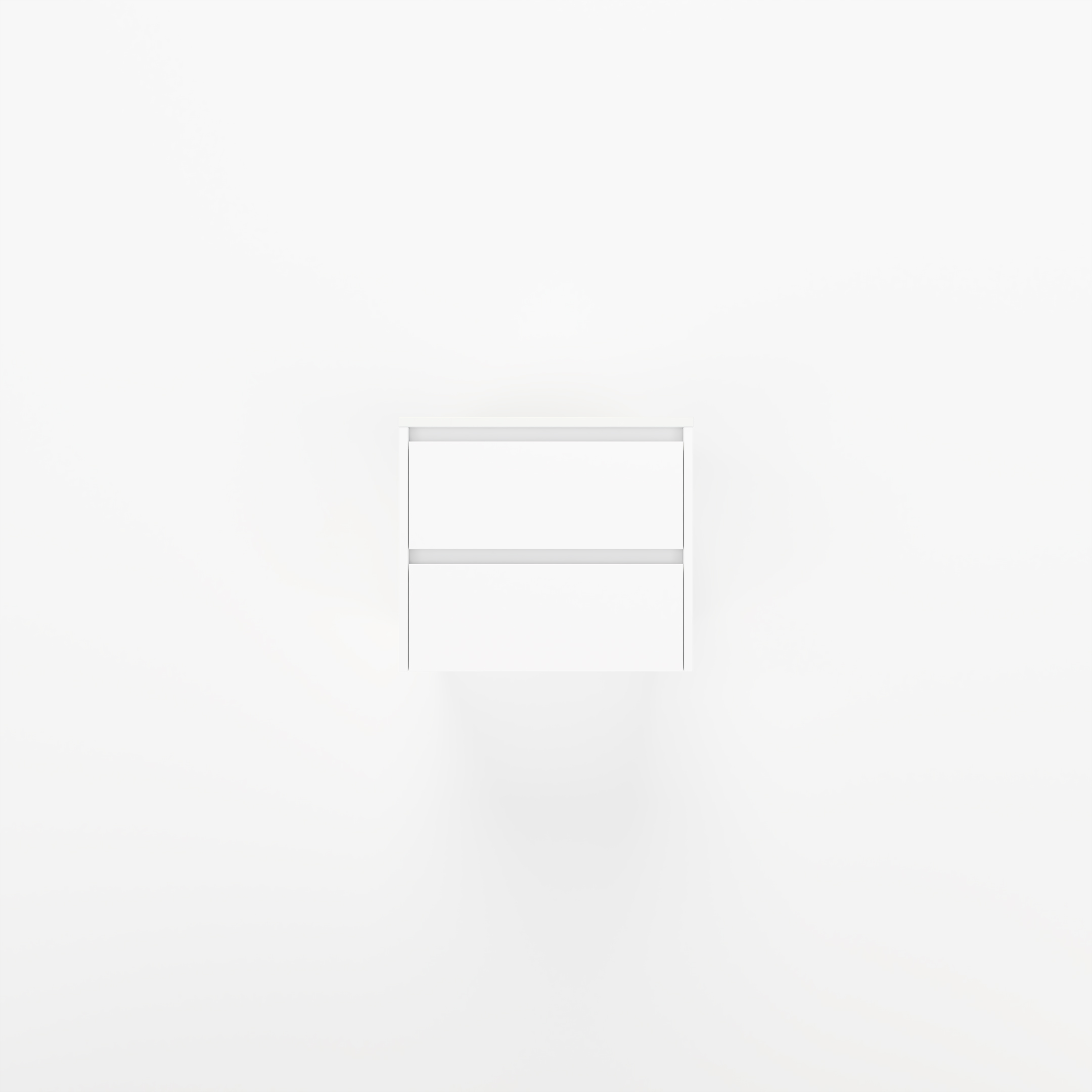 Addison 2-Drawer 600mm - White - 1 Cut-Out