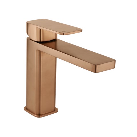 Nesso Basin Mixer - Brushed Copper