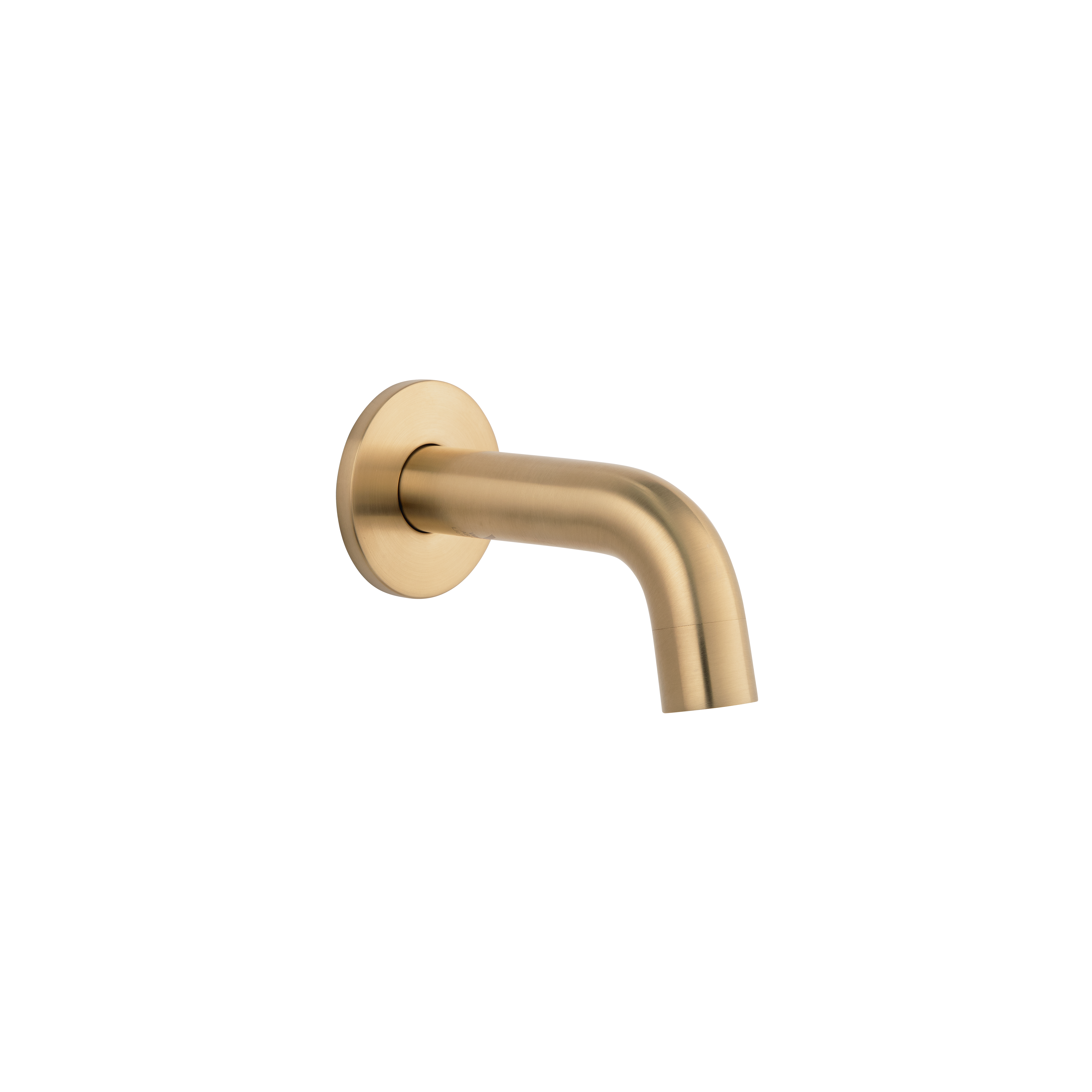 Mini Wall-Mounted Spout - Brushed Brass