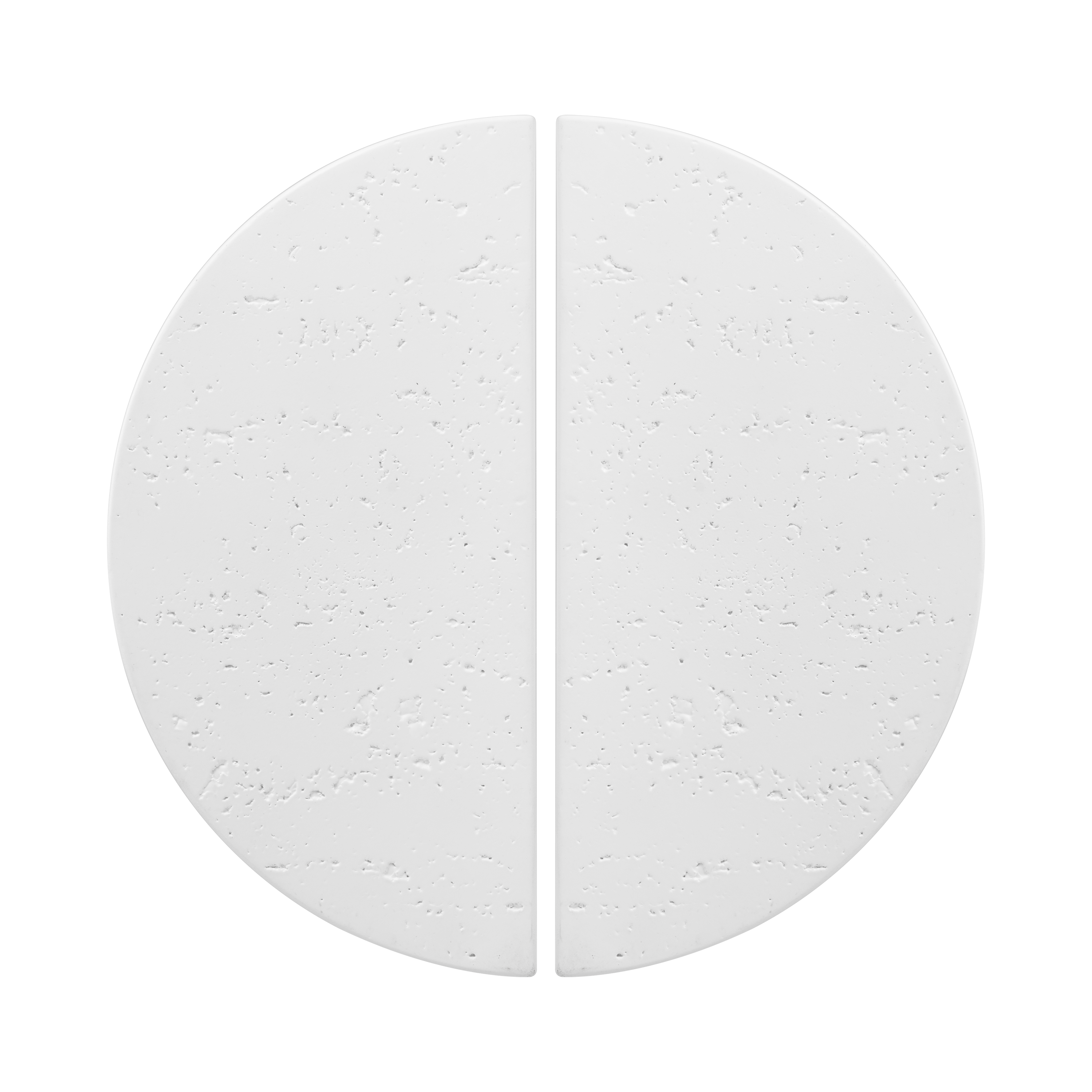 Concrete%20Half%20Moon%20Entry%20Door%20Pull%20(Single) Front White Pair