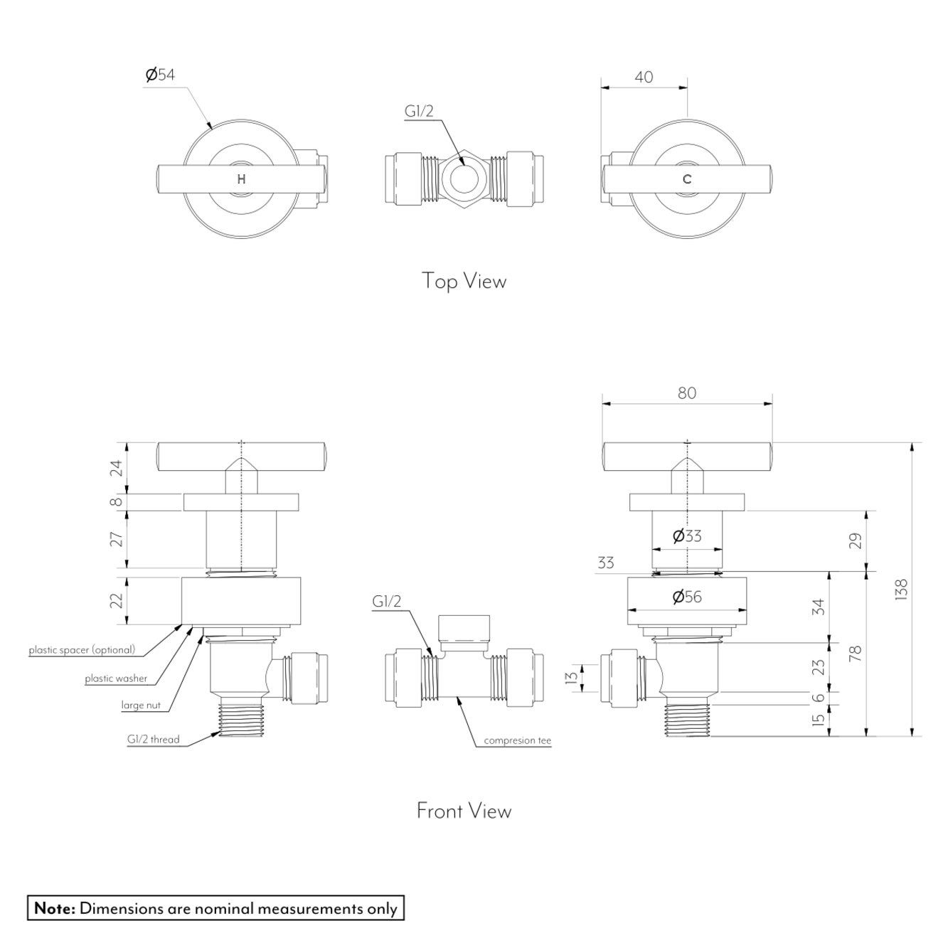 BARRE Assembly Bench Mounted Taps Gallery Spec-01