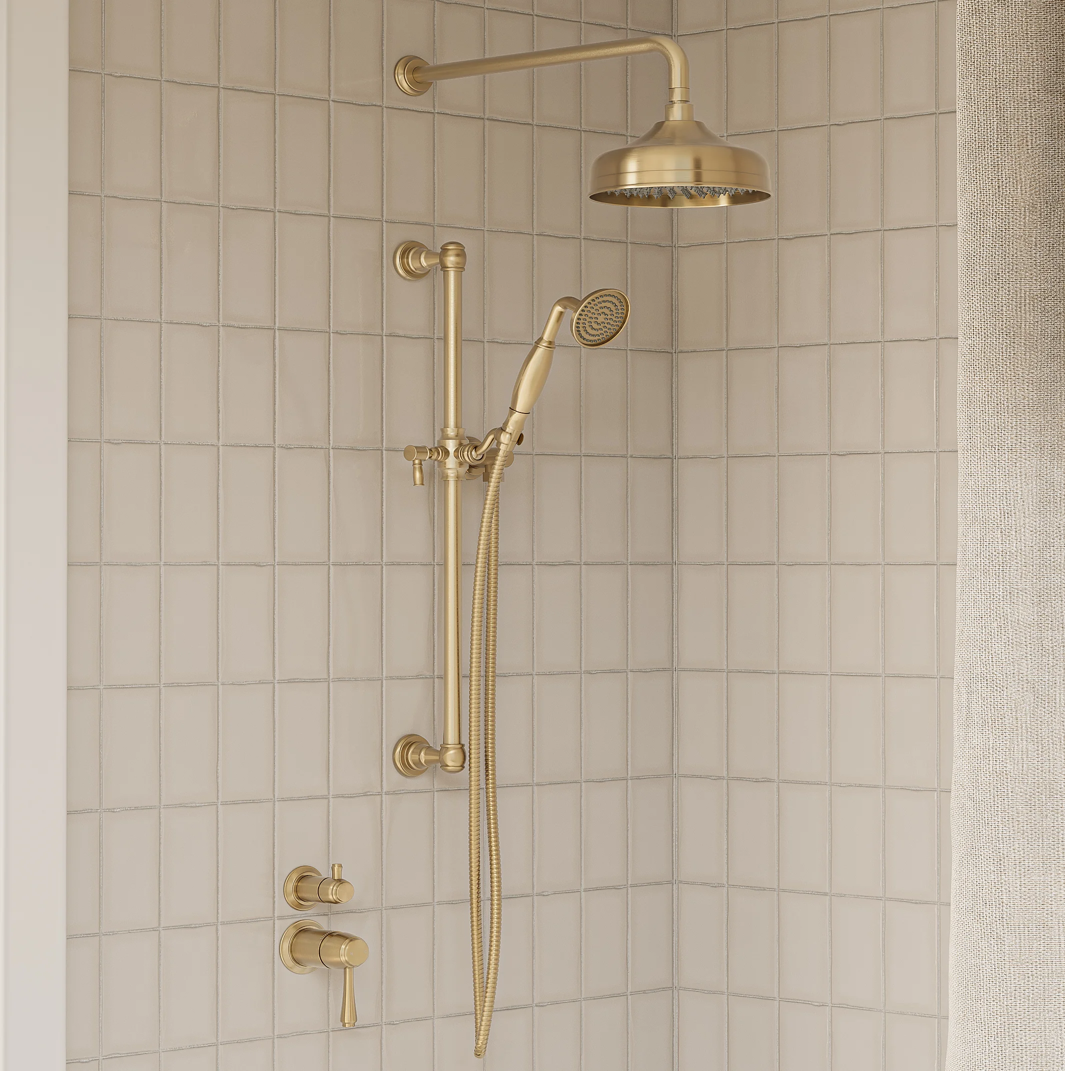 Kingsley thermostatic diverter 2-3 way insetting FullShot BB