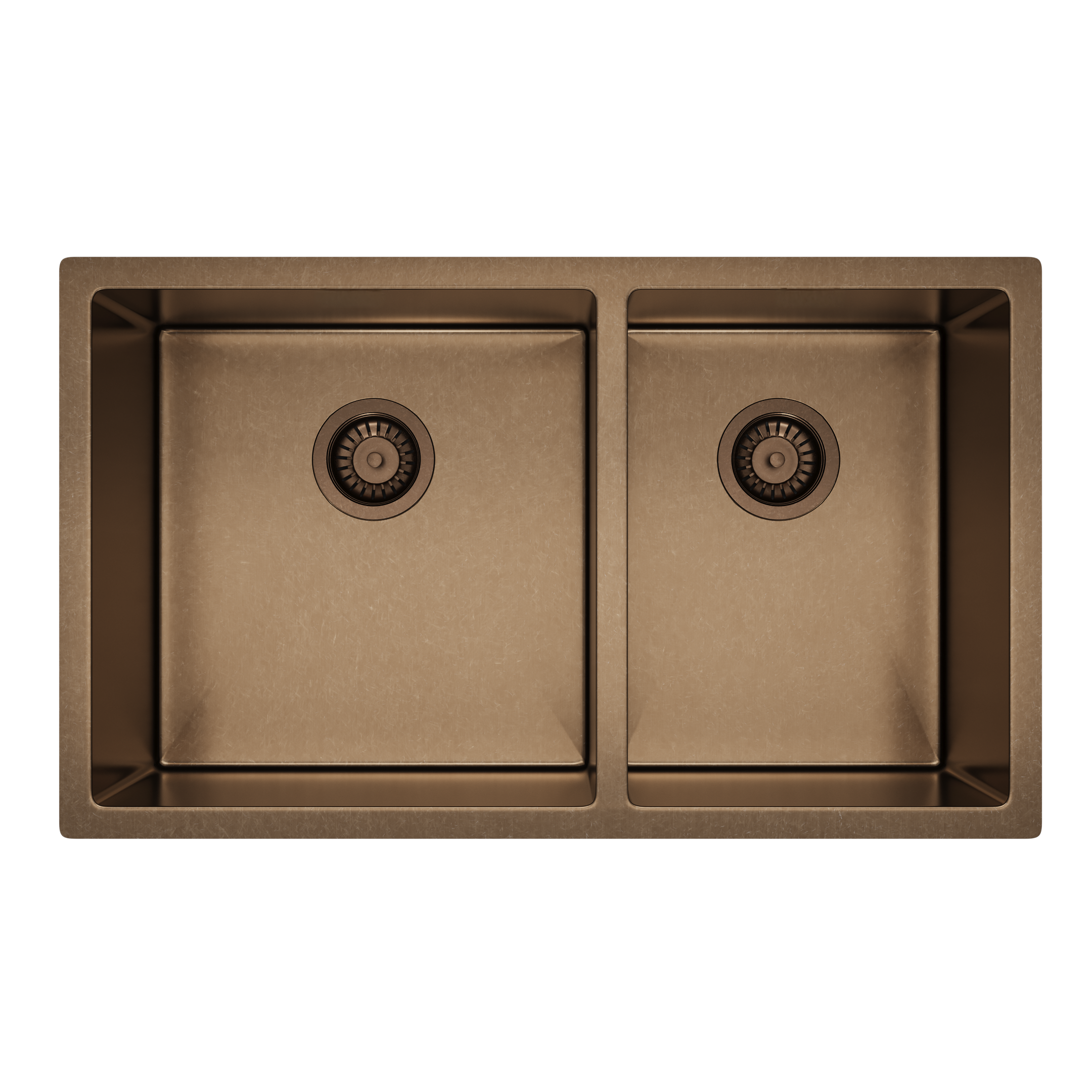 Vita Double Kitchen Sink 760mm - Antique Bronze