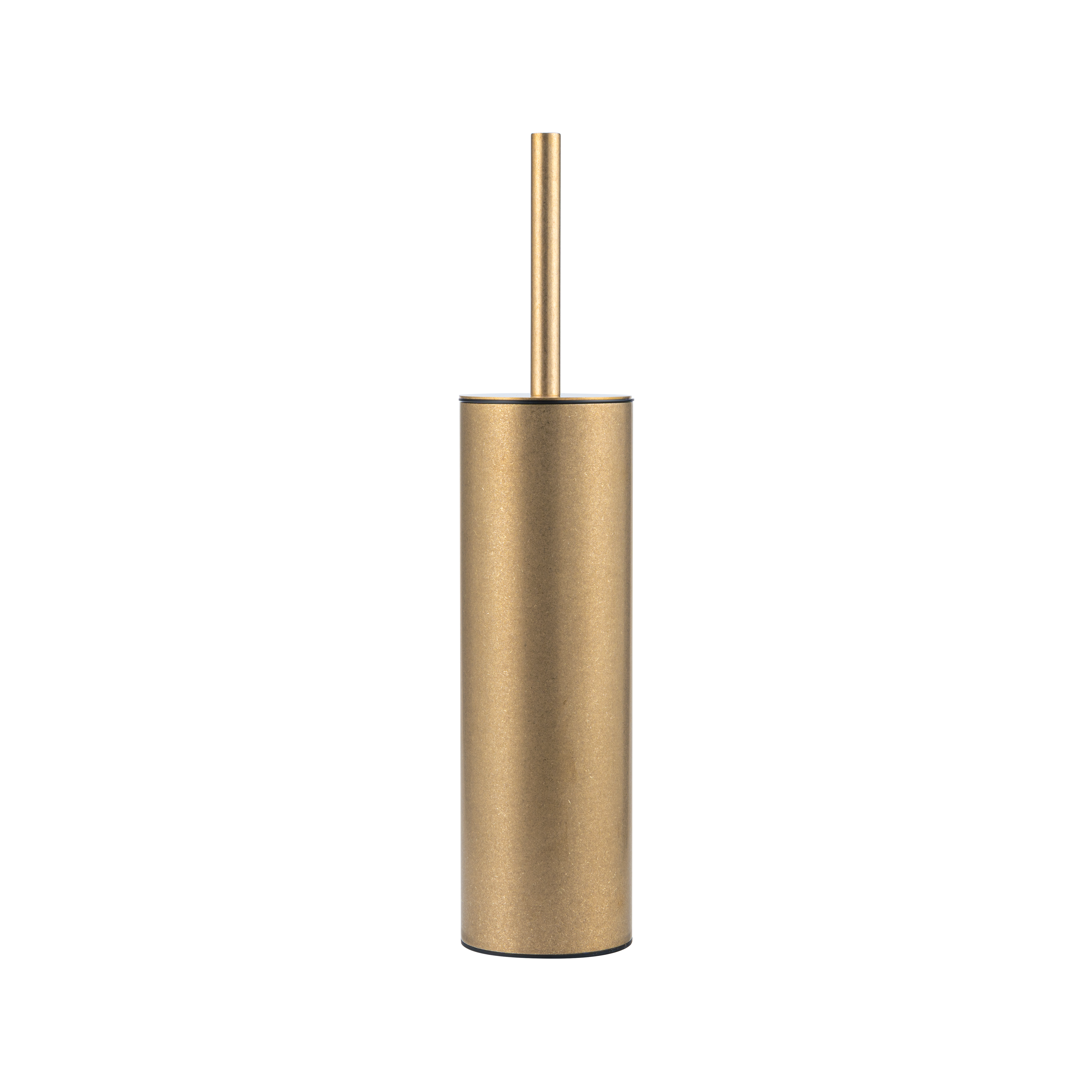 18452-Toilet%20Brush%20Holder Front Tumbled%20Aged%20Brass