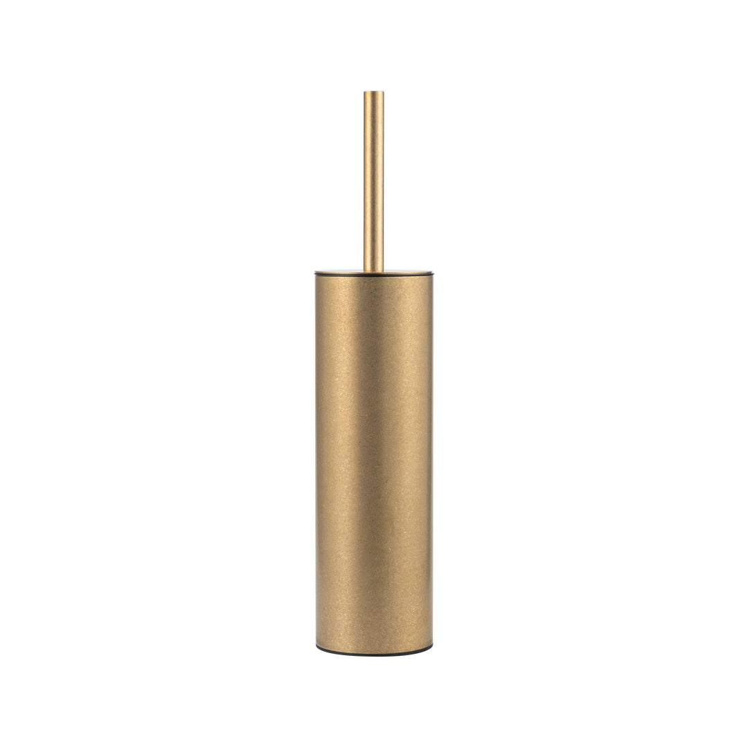 Toilet Brush Holder - Tumbled Aged Brass