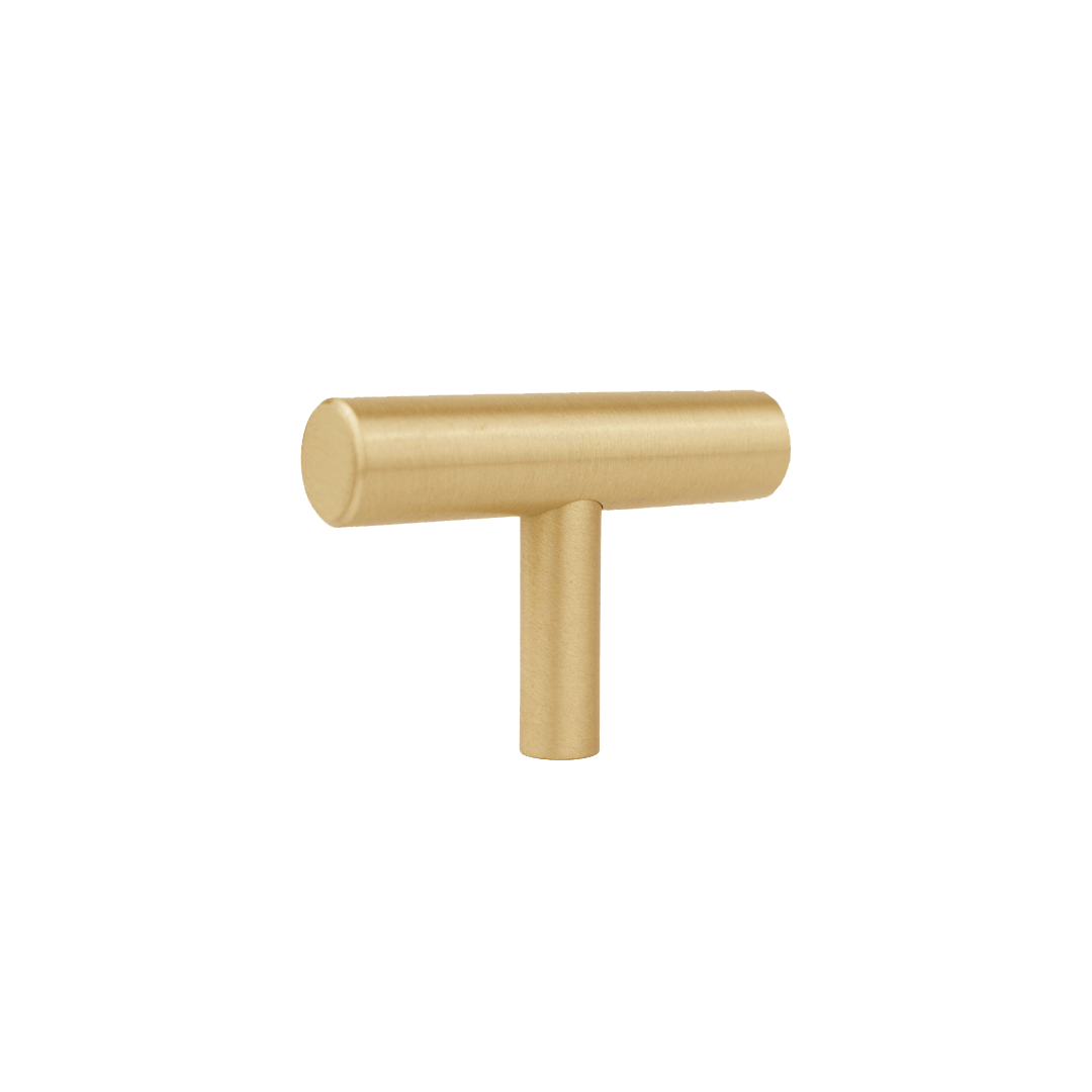 Tezra Brushed Brass Side