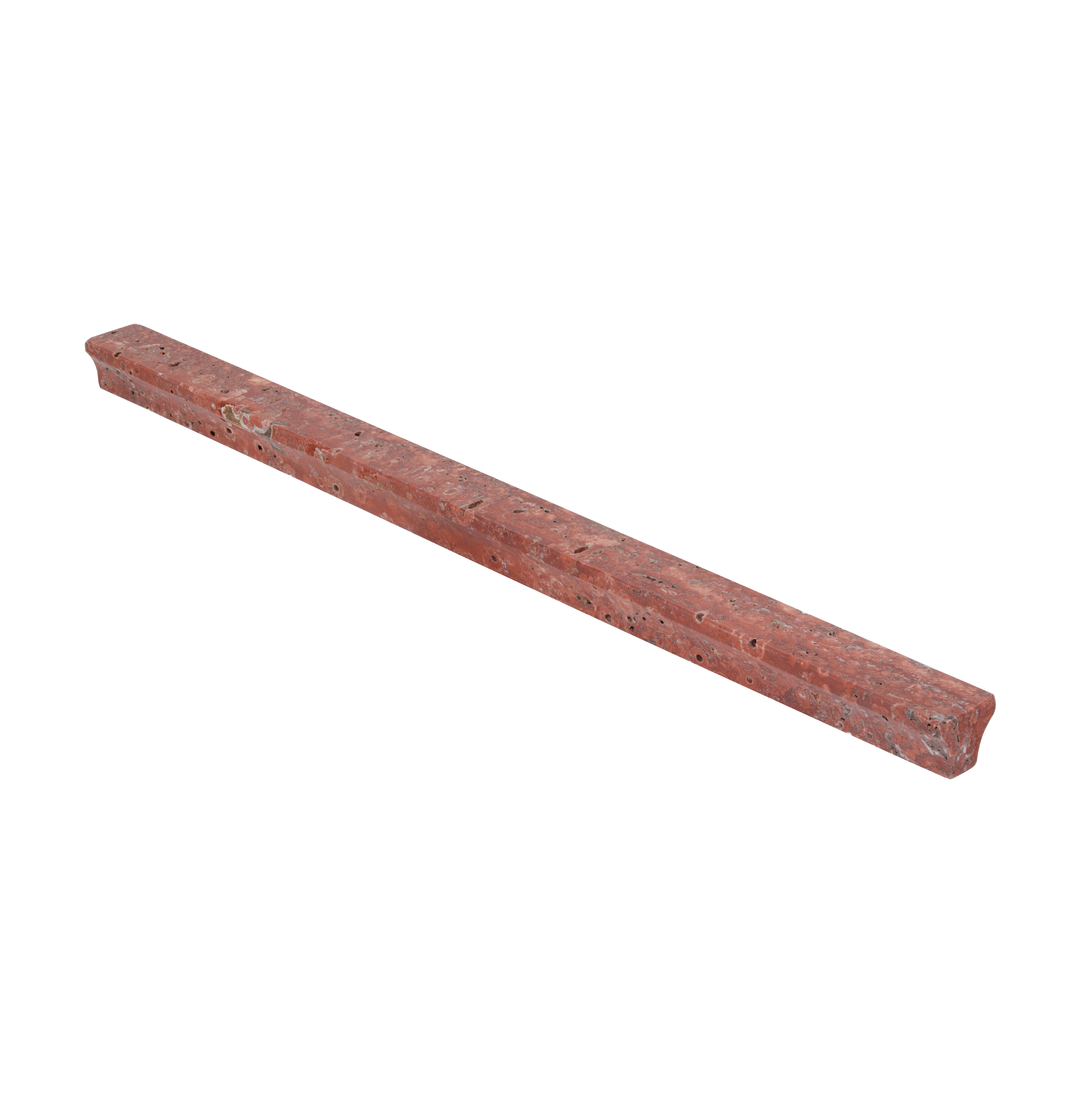 17596-Pedra-Cabinetry-Pull-400mm Side Red-Travertine