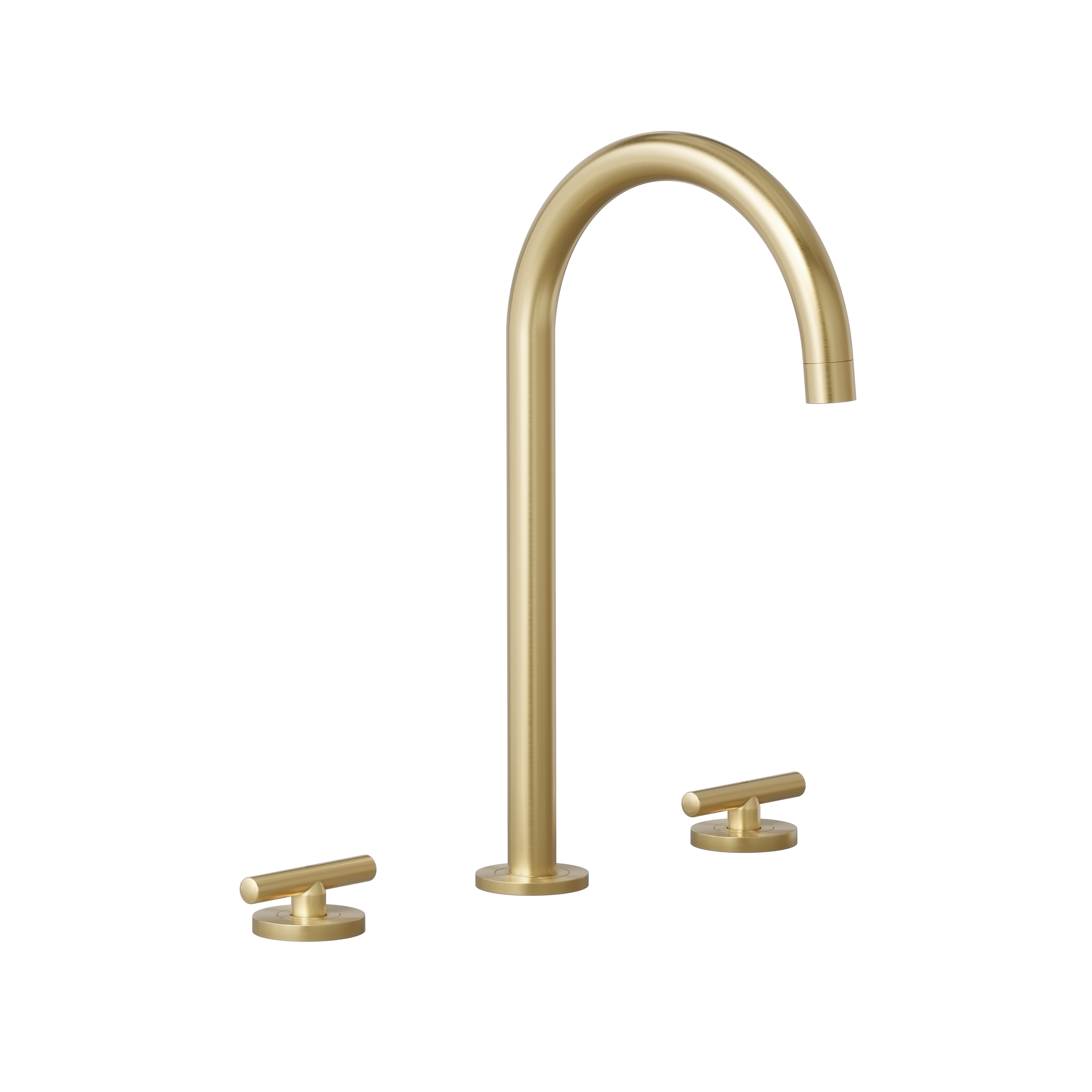 Barre Assembly Bench Mounted Set - Brushed Brass