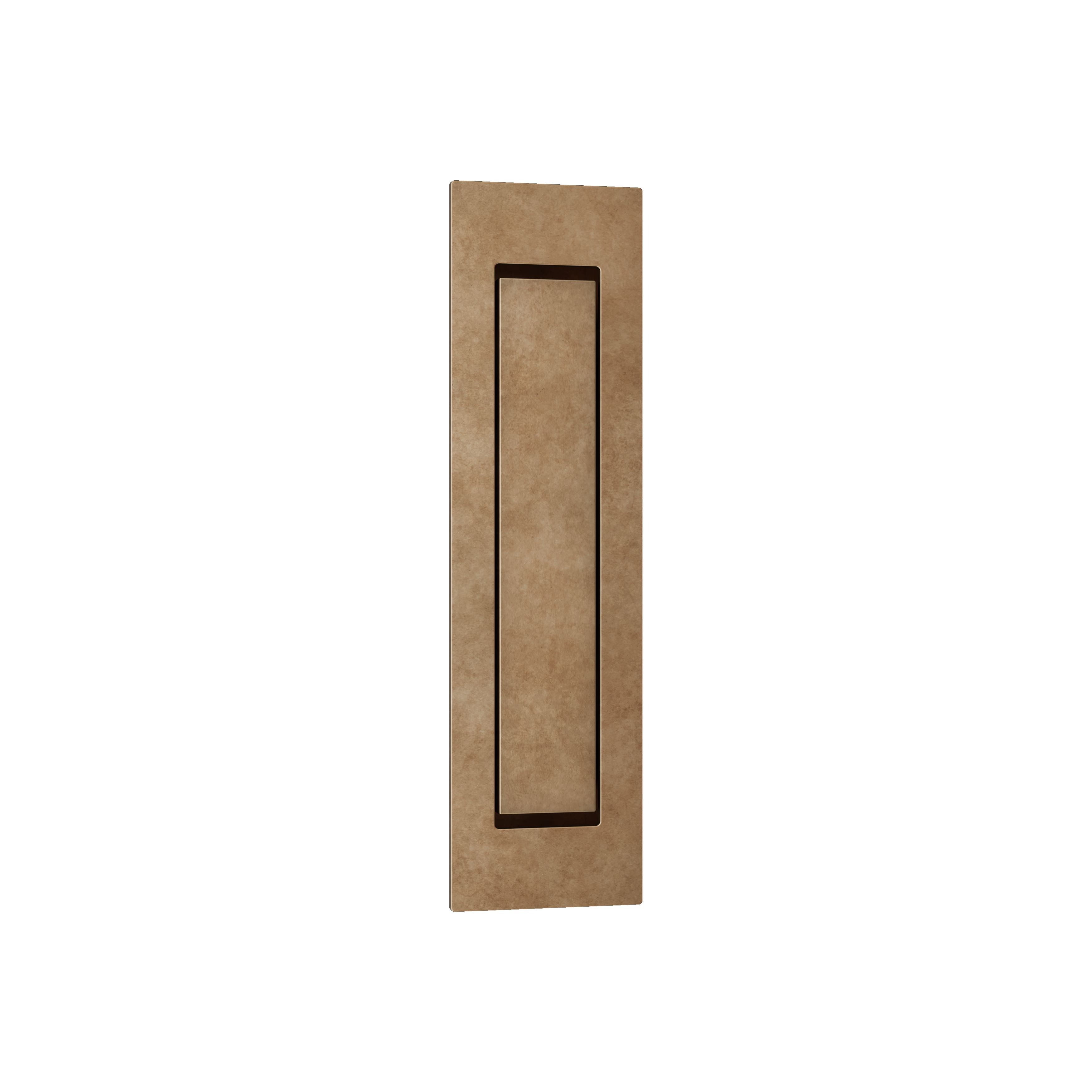 Cavity Slider Edge Pull - Antique Aurum 