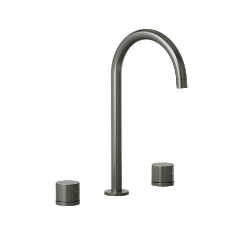 Milani Assembly Bench Mounted Set - Brushed Gunmetal
