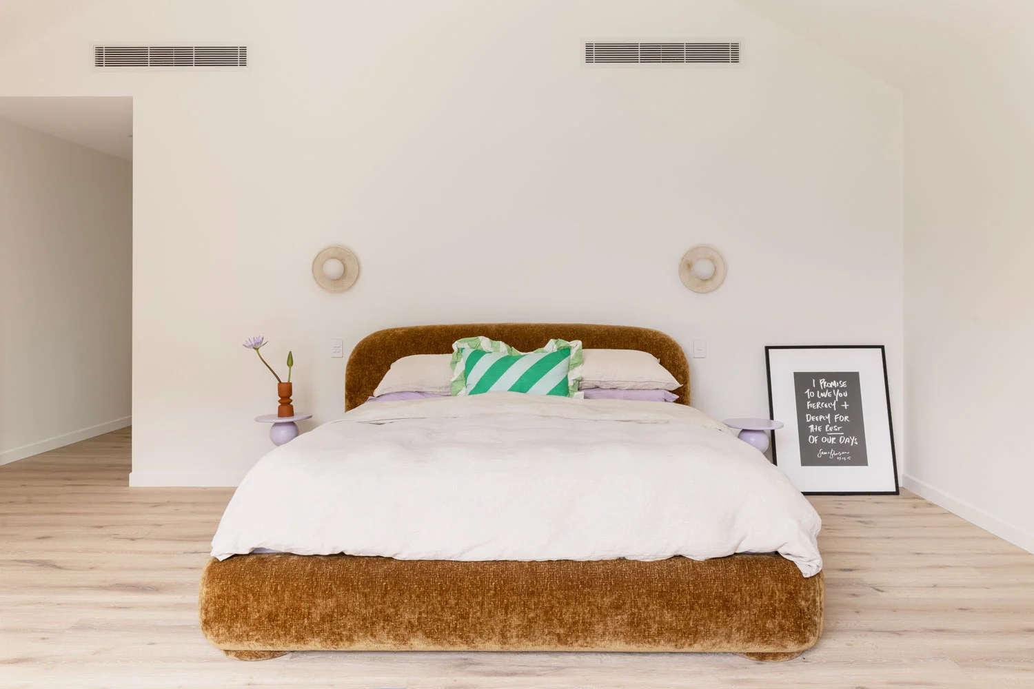 rust-velvet-king-bed-with-colour-pop-soft-furnishes