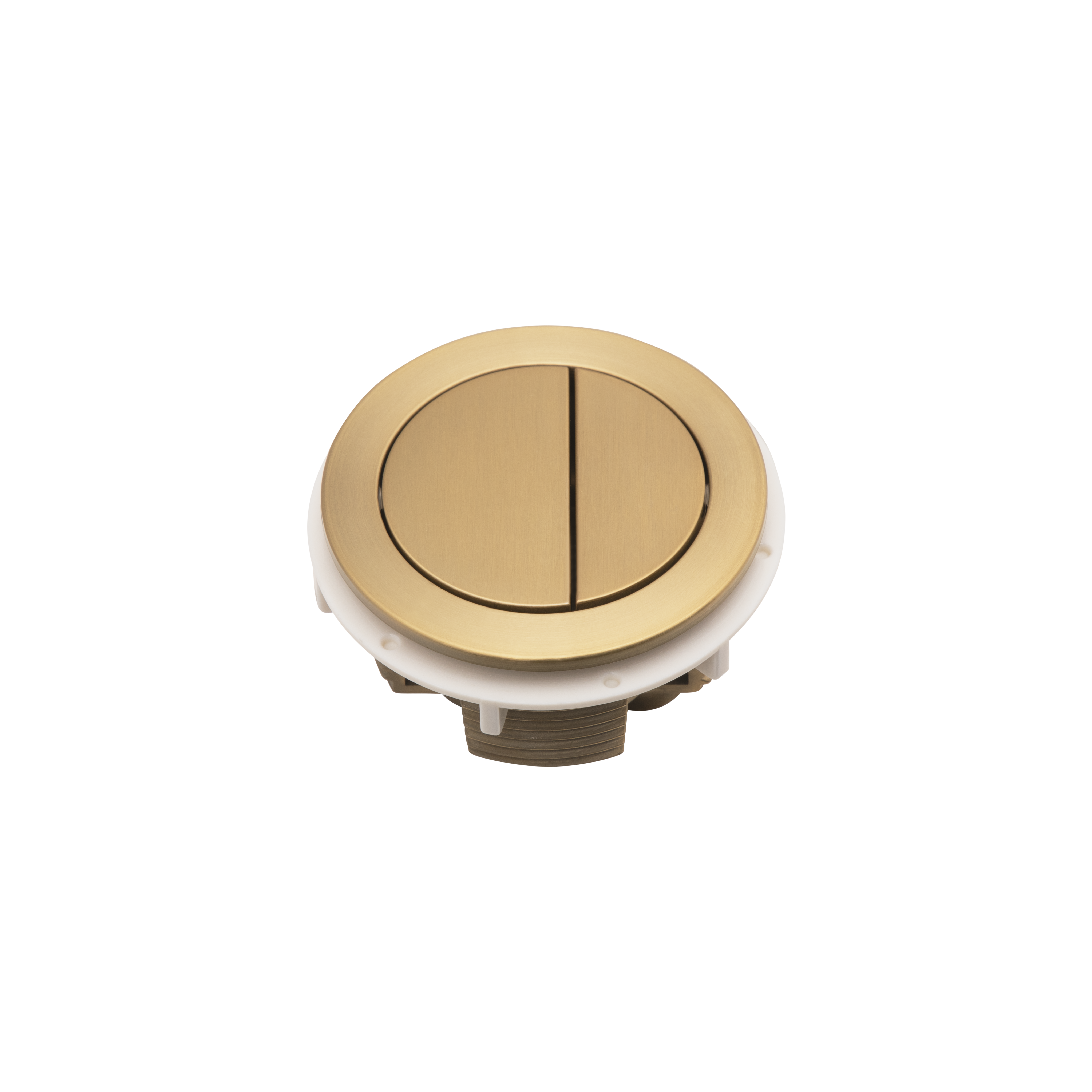 Toilet Flush Button - Brushed Brass
