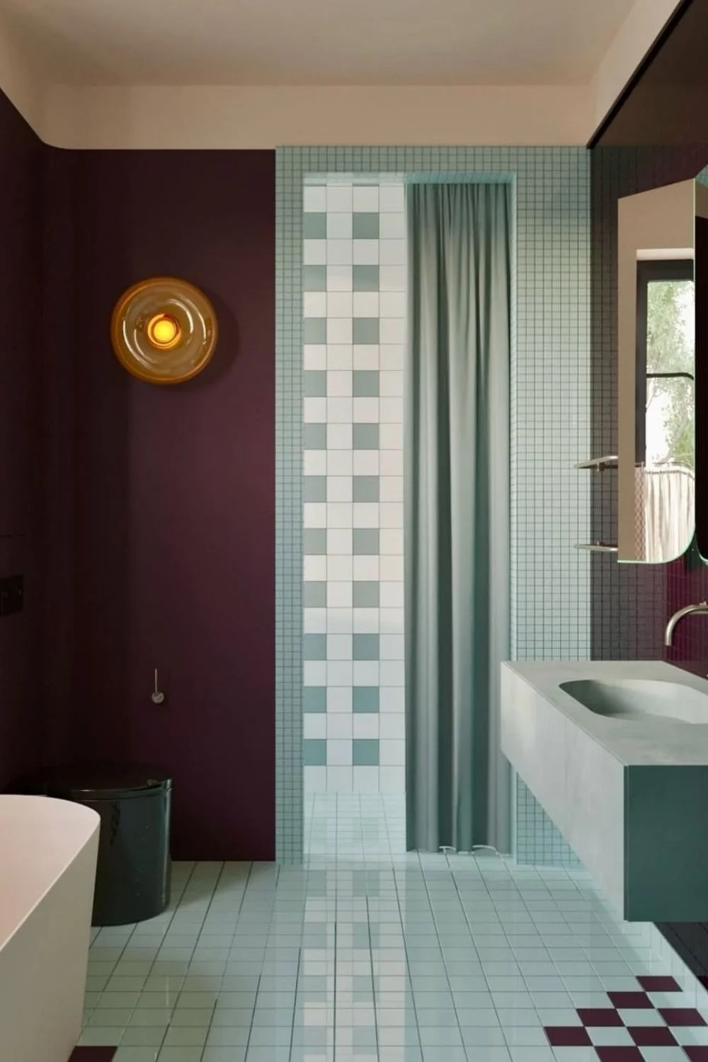 Bathroom Tile Inspiration Layering Different Styles Patterns