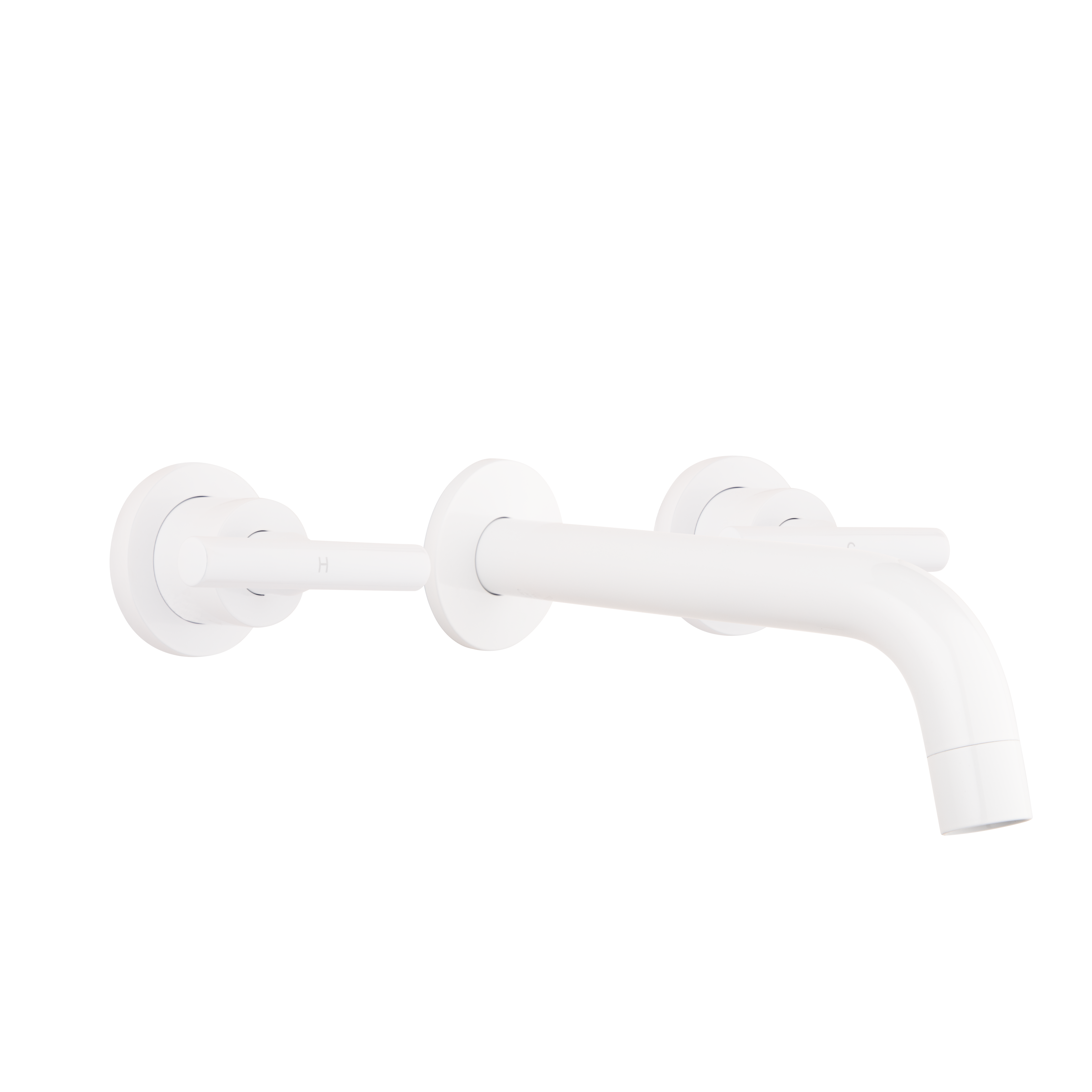 Barre Assembly Taps & Spout Set - White