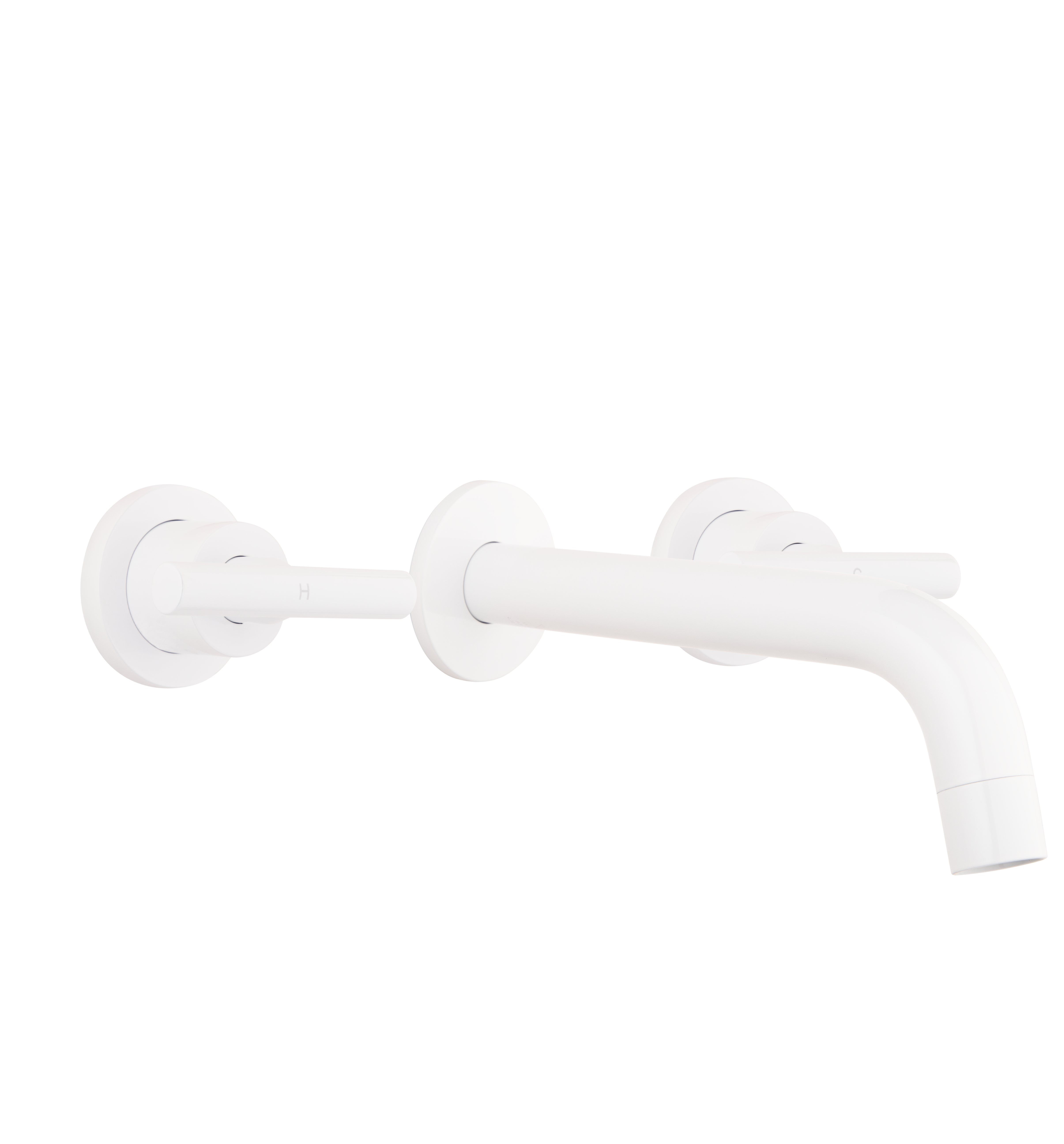 Barre Assembly Mixer Wall Mounted Spout Set WH