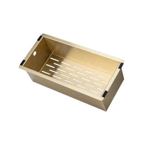 Sola Sink Colander Insert - Brushed Brass