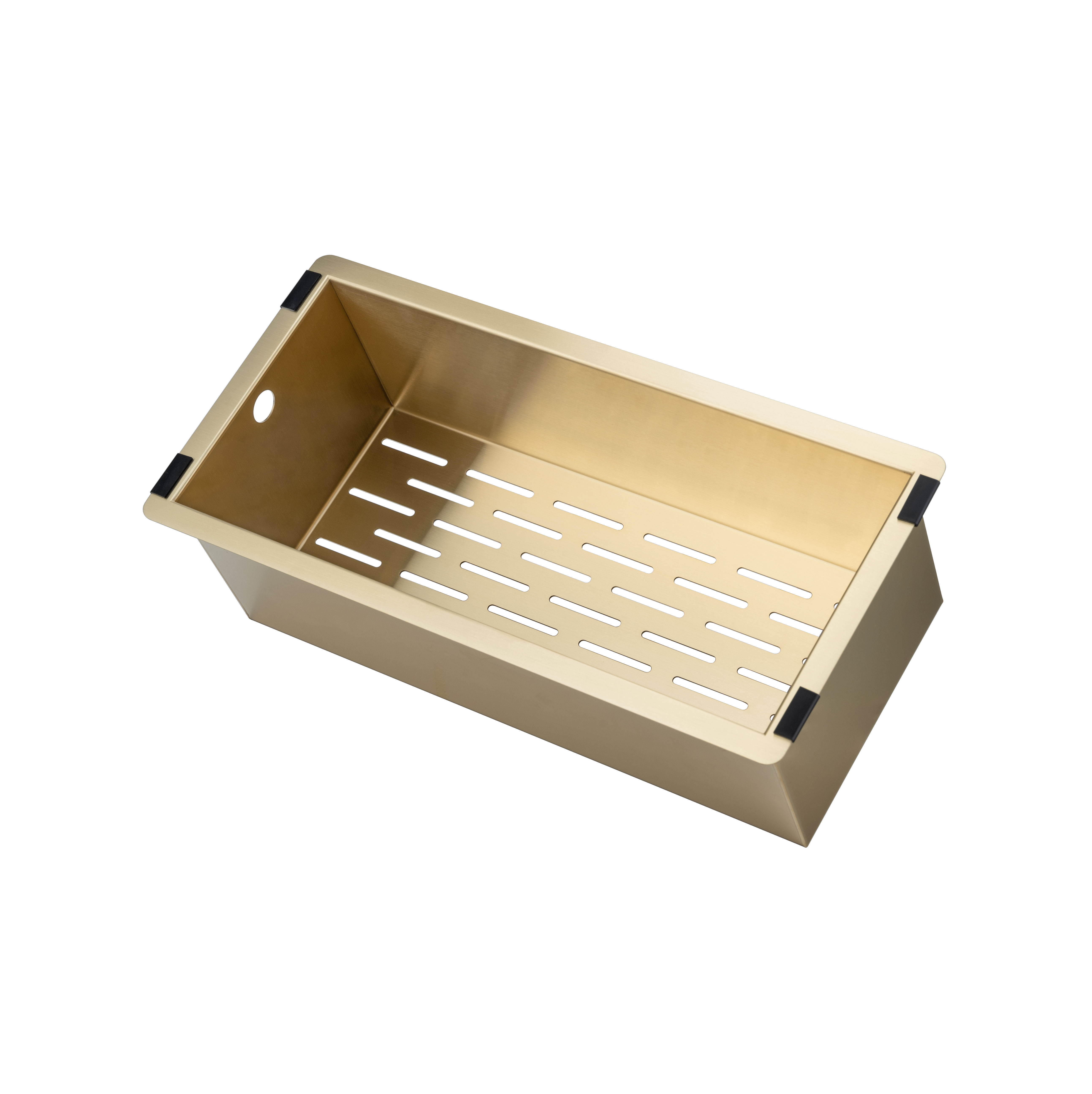 18291-Sola-Sink-Colander-Insert Side Brushed-Brass-2