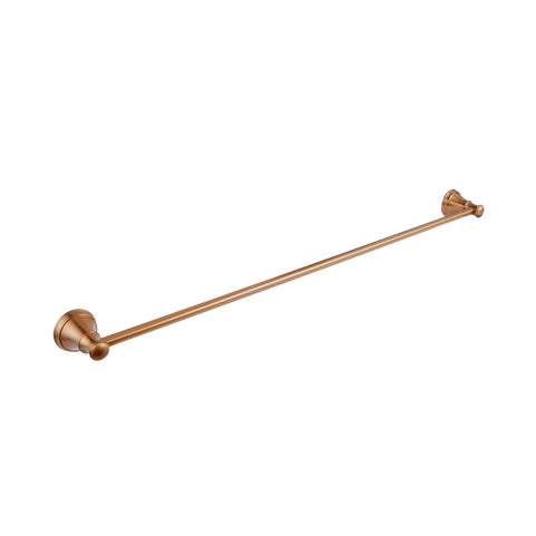 Kingsley Single Towel Rail - Brushed Copper